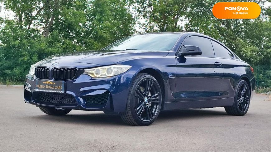 BMW 4 Series, 2014, Бензин, 2.98 л., 148 тыс. км, Купе, Синий, Киев 98389 фото