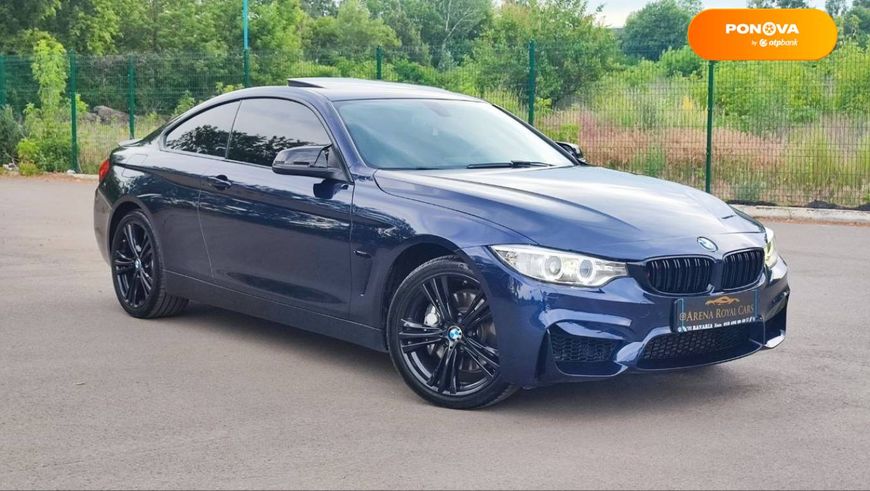 BMW 4 Series, 2014, Бензин, 2.98 л., 148 тис. км, Купе, Синій, Київ 98389 фото