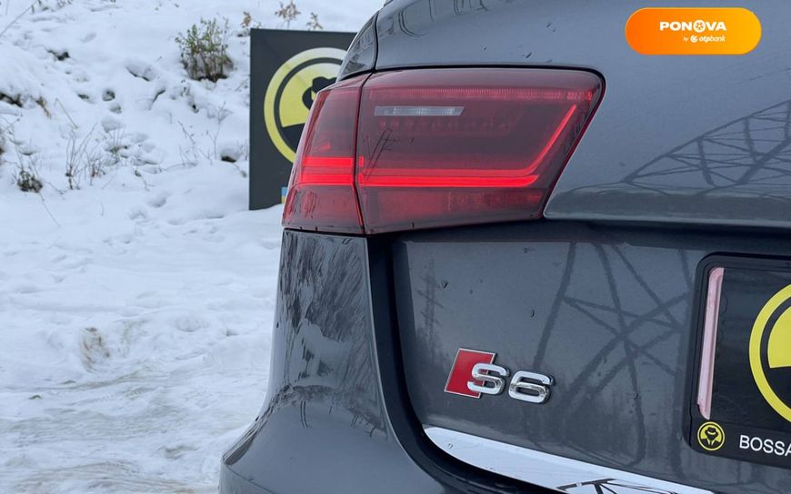 Audi S6, 2017, Бензин, 4 л., 74 тыс. км, Седан, Серый, Стрый 45331 фото