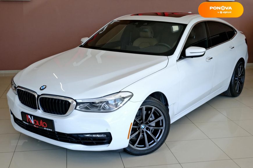 BMW 6 Series GT, 2019, Бензин, 2.98 л., 80 тис. км, Ліфтбек, Білий, Одеса 128905 фото