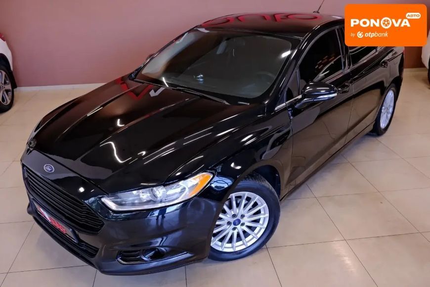 Ford Fusion, 2014 р., Бензин, 219 тис. км, Седан, Чорний, Одеса AT-10417697 фото