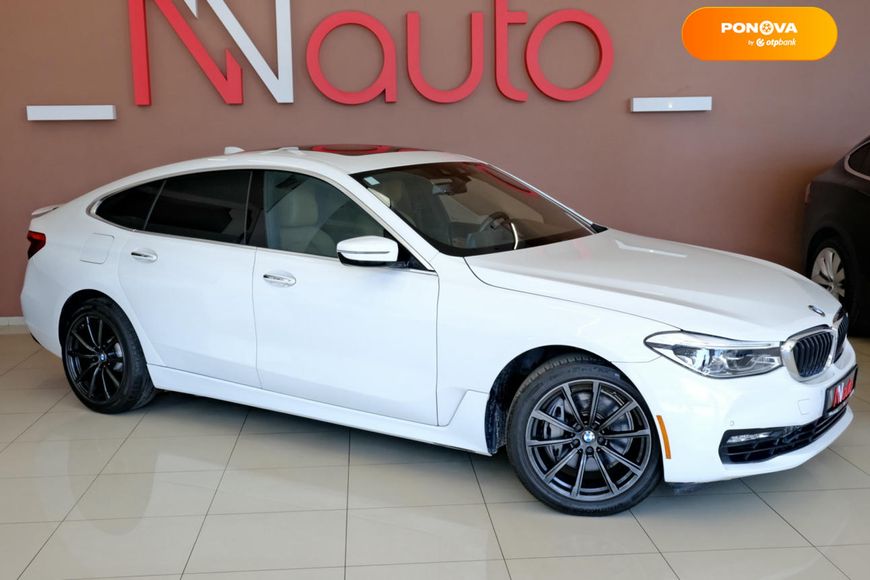 BMW 6 Series GT, 2019, Бензин, 2.98 л., 80 тис. км, Ліфтбек, Білий, Одеса 128905 фото