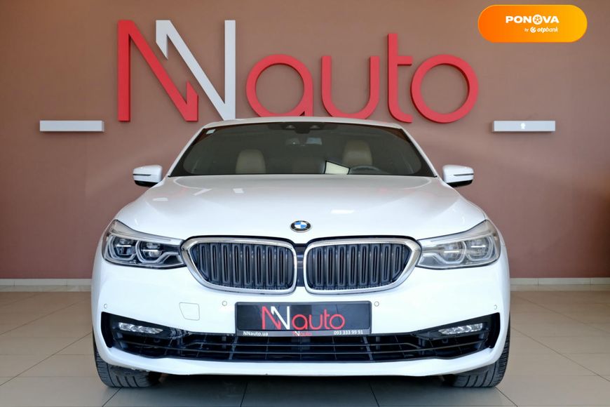 BMW 6 Series GT, 2019, Бензин, 2.98 л., 80 тис. км, Ліфтбек, Білий, Одеса 128905 фото