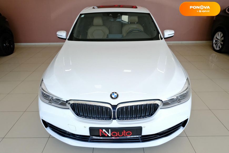 BMW 6 Series GT, 2019, Бензин, 2.98 л., 80 тис. км, Ліфтбек, Білий, Одеса 128905 фото