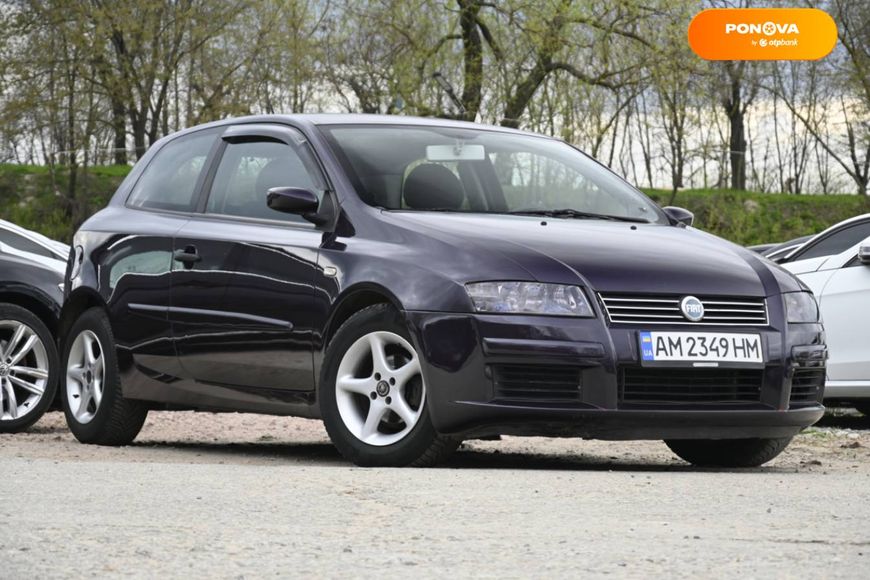 Fiat Stilo, 2002, Газ пропан-бутан / Бензин, 1.24 л., 237 тыс. км, Хетчбек, Фиолетовый, Бердичев 34388 фото