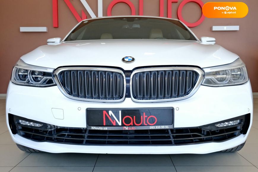 BMW 6 Series GT, 2019, Бензин, 2.98 л., 80 тис. км, Ліфтбек, Білий, Одеса 128905 фото