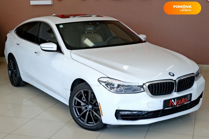 BMW 6 Series GT, 2019, Бензин, 2.98 л., 80 тис. км, Ліфтбек, Білий, Одеса 128905 фото