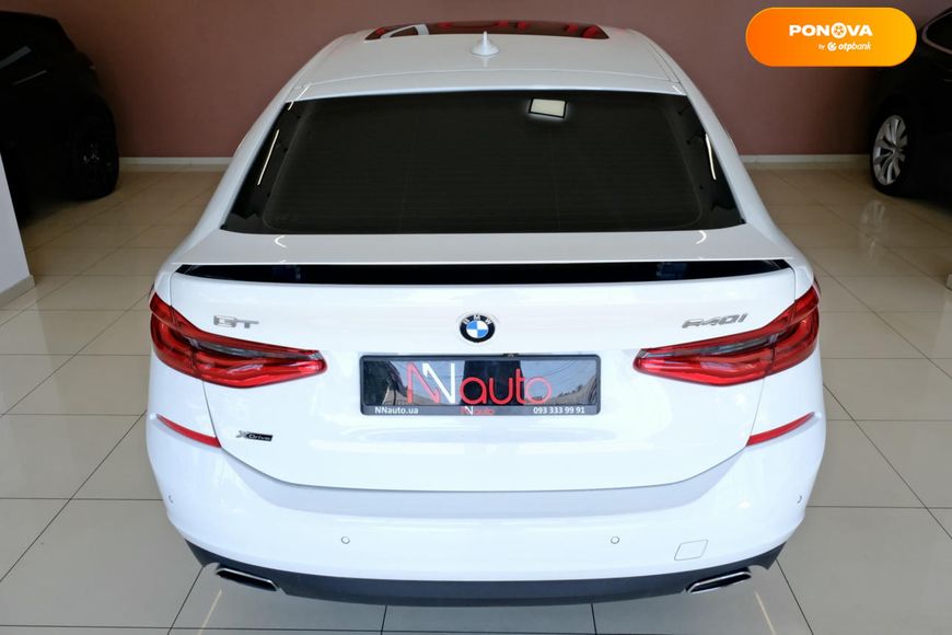 BMW 6 Series GT, 2019, Бензин, 2.98 л., 80 тис. км, Ліфтбек, Білий, Одеса 128905 фото