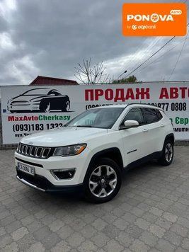 Jeep Compass, 2019 р., Бензин, 154 тис. км, Позашляховик / Кросовер, Білий, Черкаси AT-10416105 фото