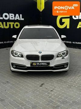 BMW 5 Series, 2014 г., Бензин, 157 тыс. км, Седан, Белый, Львов AT-10403050 фото