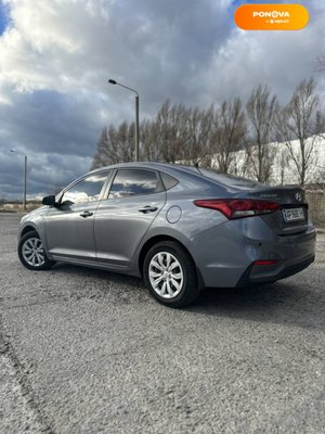 Hyundai Accent, 2018, Бензин, 1.37 л., 49 тис. км, Седан, Сірий, Запоріжжя Cars-Pr-66373 фото