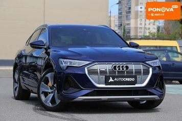 Audi e-tron Sportback, 2021 р., Електро, 67 тис. км, Позашляховик / Кросовер, Синій, Київ AT-10417288 фото