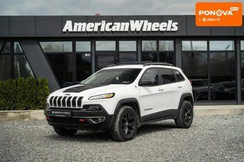 Jeep Cherokee, 2015 р., Бензин, 141 тис. км, Позашляховик / Кросовер, Білий, Чернівці AT-10415774 фото
