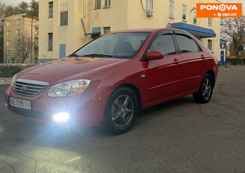 Kia Cerato, 2008, Газ пропан-бутан / Бензин, 2 л., 185 тис. км, Седан, Червоний, Кам'янське (Дніпродзержинськ) Cars-Pr-273409 фото