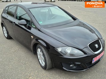 SEAT Leon, 2010, Бензин, 1.4 л., 210 тис. км, Хетчбек, Чорний, Харків Cars-Pr-266268 фото