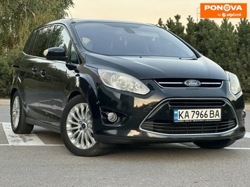 Ford Grand C-Max, 2011, Дизель, 2 л., 237 тис. км, Мінівен, Чорний, Київ 254540 фото