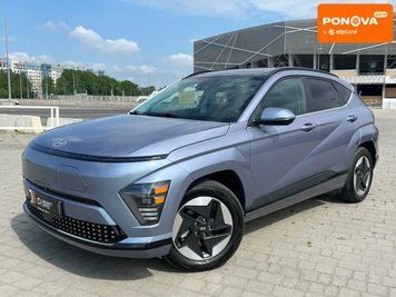 Hyundai Kona Electric, 2024 р., Електро, 5 тис. км, Позашляховик / Кросовер, Сірий, Львів AT-10417927 фото