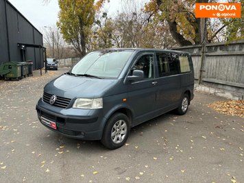 Volkswagen Transporter, 2004, Дизель, 2.5 л., 439 тис. км, Мінівен, Сірий, Київ 278943 фото