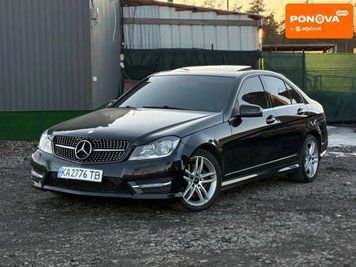 Mercedes-Benz C-Class, 2013 р., Бензин, 210 тис. км, Седан, Чорний, Софіївська Борщагівка AT-10412168 фото