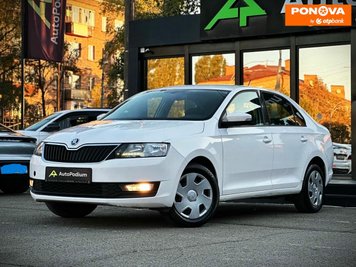 Skoda Rapid, 2017, Бензин, 1 л., 187 тис. км, Ліфтбек, Білий, Київ 253633 фото