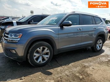 Volkswagen Atlas, 2018, Бензин, 3.6 л., 70 тис. км, Позашляховик / Кросовер, Сірий, Ужгород Cars-EU-US-KR-202167 фото