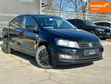 Volkswagen Polo, 2018 р., Бензин, 183 тис. км, Седан, Чорний, Харків AT-10416687 фото