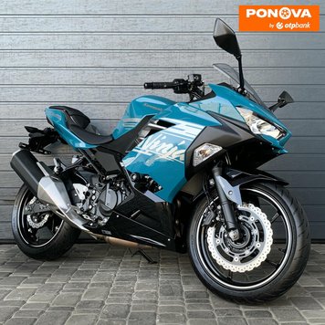 Kawasaki Ninja 400, 2021, Бензин, 400 см³, 7 тис. км, Спортбайк, Синій, Біла Церква moto-113939 фото