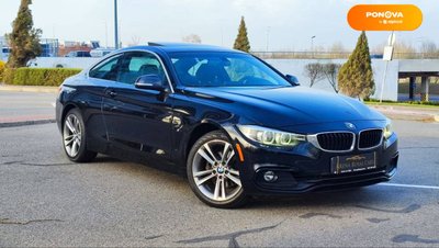 BMW 4 Series, 2017, Бензин, 2 л., 138 тыс. км, Купе, Чорный, Киев 32999 фото
