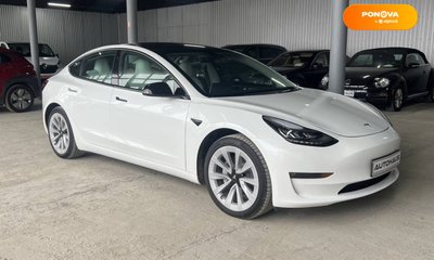 Tesla Model 3, 2022, Електро, 1 тис. км, Седан, Білий, Житомир 45413 фото