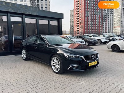Mazda 6, 2015, Бензин, 2.49 л., 109 тис. км, Седан, Чорний, Київ 32837 фото