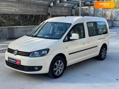 Volkswagen Caddy, 2013, Дизель, 2 л., 347 тис. км, Мінівен, Бежевий, Київ 36794 фото
