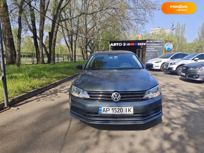 Volkswagen Jetta, 2015, Газ пропан-бутан / Бензин, 1.98 л., 173 тис. км, Седан, Сірий, Запоріжжя 36235 фото