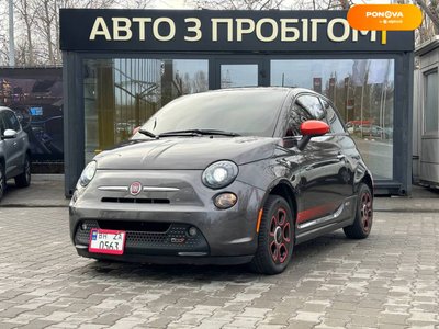 Fiat 500e, 2017, Електро, 60 тис. км, Хетчбек, Сірий, Одеса 30316 фото