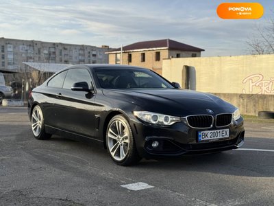 BMW 4 Series, 2014, Бензин, 2 л., 141 тыс. км, Купе, Чорный, Дубно 24389 фото