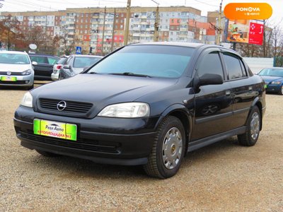 Opel Astra, 2007, Газ пропан-бутан / Бензин, 1.4 л., 155 тис. км, Седан, Чорний, Кропивницький (Кіровоград) 20056 фото