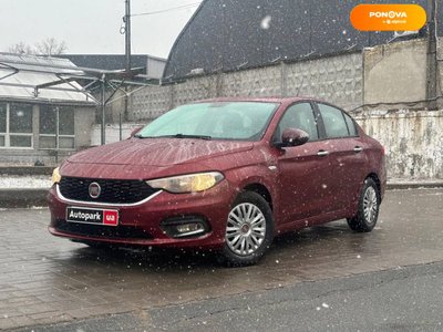 Fiat Tipo, 2018, Бензин, 1.4 л., 34 тыс. км, Седан, Красный, Киев 28455 фото