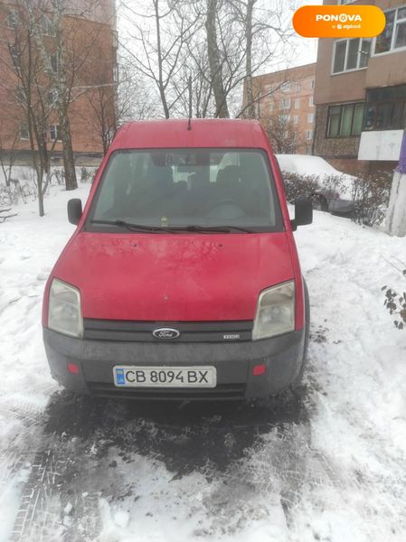 Ford Transit Connect, 2006, Дизель, 1.8 л., 310 тис. км, Мінівен, Червоний, Ніжин Cars-Pr-60846 фото