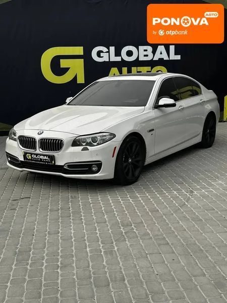 BMW 5 Series, 2014 г., Бензин, 157 тыс. км, Седан, Белый, Львов AT-10403050 фото