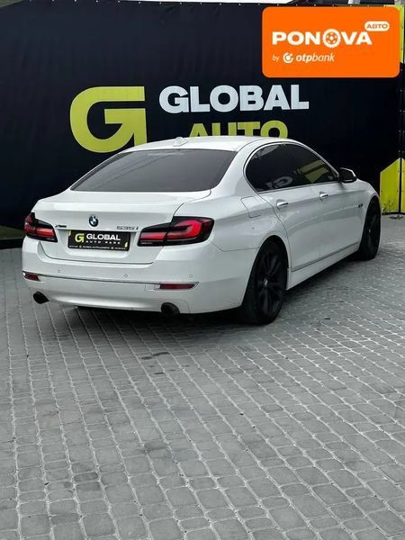 BMW 5 Series, 2014 г., Бензин, 157 тыс. км, Седан, Белый, Львов AT-10403050 фото
