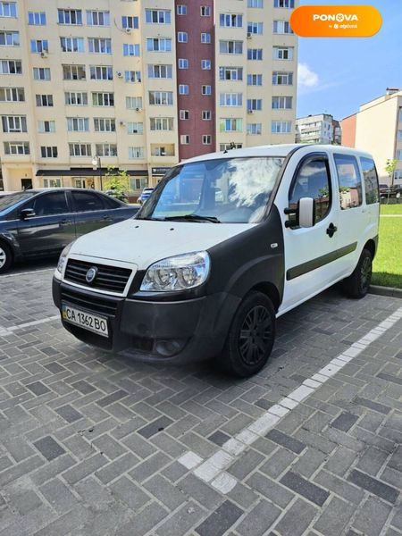 Fiat Doblo, 2007, Дизель, 1.3 л., 279 тыс. км, Минивен, Белый, Черкассы Cars-Pr-63887 фото