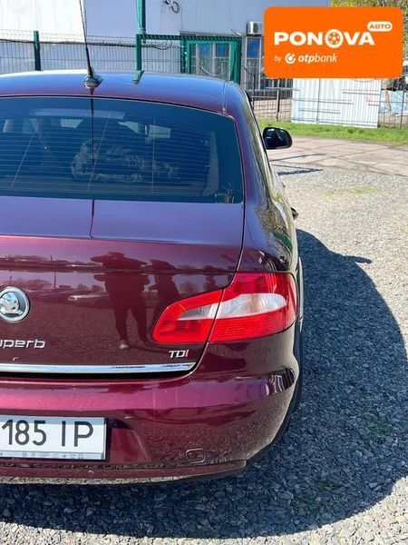 Skoda Superb, 2008 р., Дизель, 318 тис. км, Седан, Червоний, Черкаси AT-10414397 фото