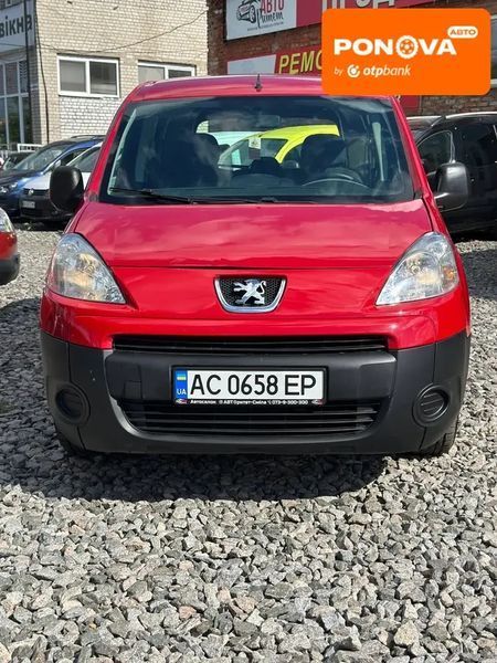 Peugeot Partner, 2012 р., Бензин, 222 тис. км, Мінівен, Червоний, Сміла AT-10420331 фото