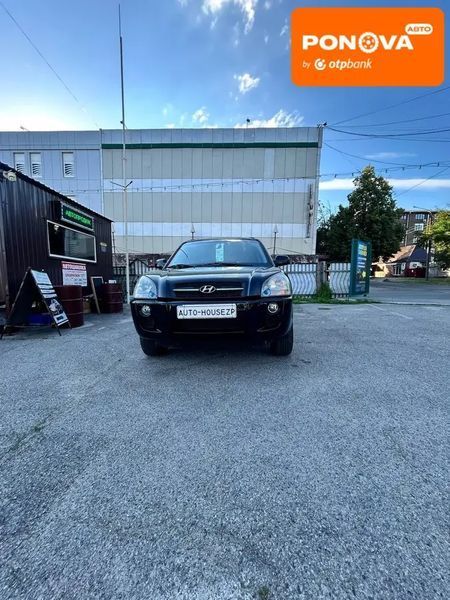 Hyundai Tucson, 2007 г., Газ пропан-бутан / Бензин, 281 тыс. км, Внедорожник / Кроссовер, Чорный, Запорожье AT-10419660 фото