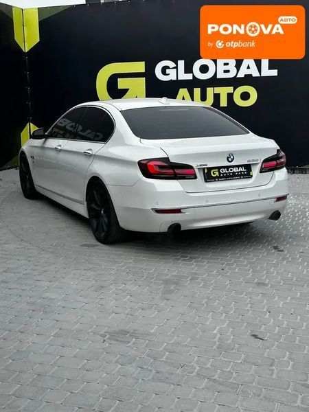 BMW 5 Series, 2014 г., Бензин, 157 тыс. км, Седан, Белый, Львов AT-10403050 фото