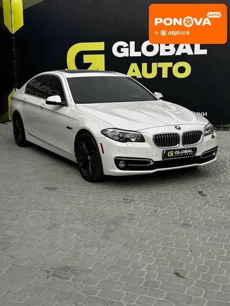 BMW 5 Series, 2014 г., Бензин, 157 тыс. км, Седан, Белый, Львов AT-10403050 фото
