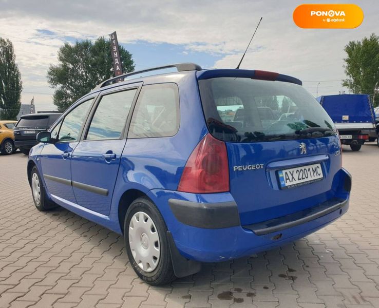 Peugeot 307, 2003, Бензин, 1.59 л., 291 тис. км, Універсал, Синій, Київ 99891 фото