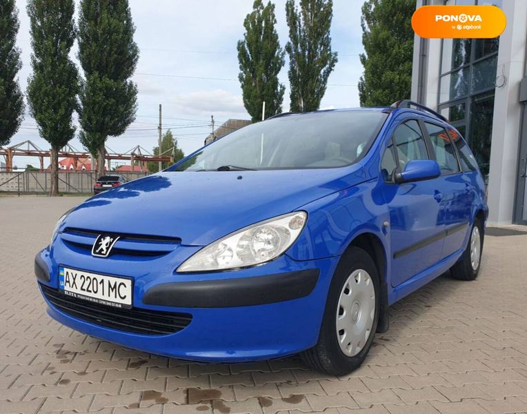 Peugeot 307, 2003, Бензин, 1.59 л., 291 тис. км, Універсал, Синій, Київ 99891 фото