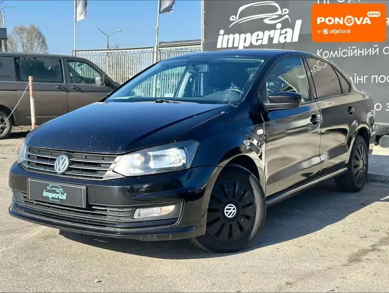 Volkswagen Polo, 2018 р., Бензин, 183 тис. км, Седан, Чорний, Харків AT-10416687 фото