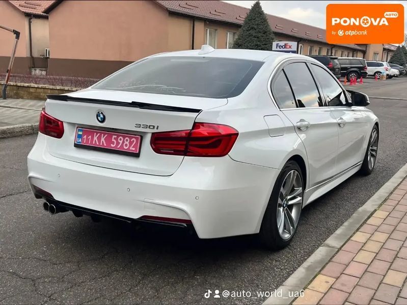 BMW 3 Series, 2016 г., Бензин, 180 тыс. км, Седан, Белый, Днепр (Днепропетровск) AT-10406851 фото