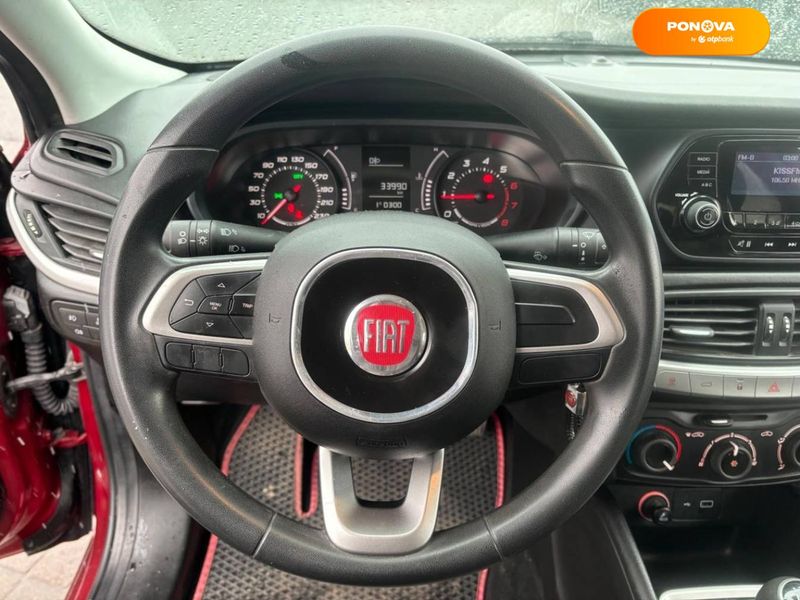 Fiat Tipo, 2018, Бензин, 1.4 л., 34 тис. км, Седан, Червоний, Київ 28455 фото